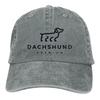 Dachshund Premium Hat Washed Baseball Cap With Balloon Aesthetic Trucker Hat Spring FeUnisex Outdoor Print Baseball Caps