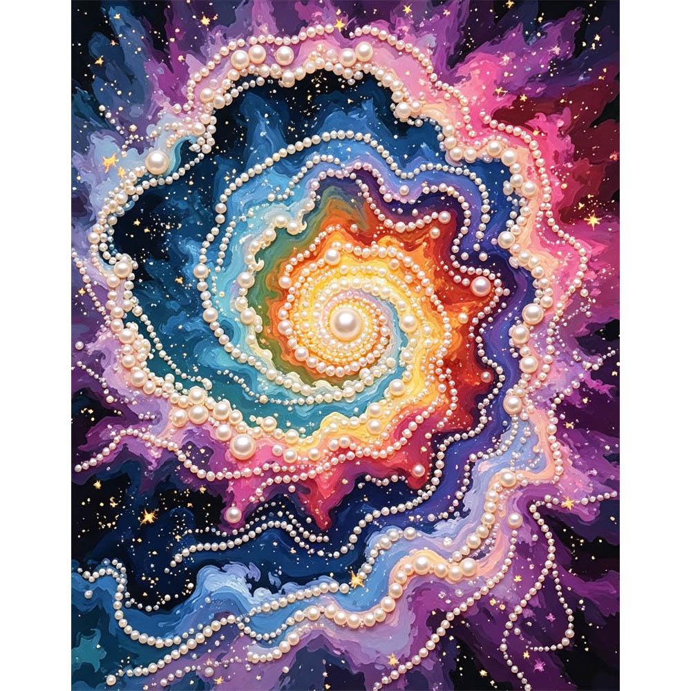 

Colorful Vortex Pearl Art Kit 30x40cm Frameless Floral Pearl Diamond Painting DIY Gem Art Craft Gift for Friends & Family Home Wall Decor 30x40cm