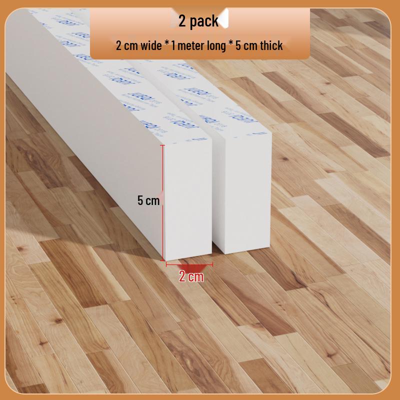 Samoprzylepny biały pasek z gumy piankowej: Uszczelka do drzwi i okien, amortyzująca, dźwiękoszczelna, podkładka antykolizyjna do urządzeń mechanicznych.