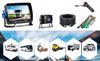 SEMHALF AHD Backup Camera Monitor Backup monitor with 2 IPS LCD 1080P super night IP69 dustproof and waterproof guideline switchable continuous Set