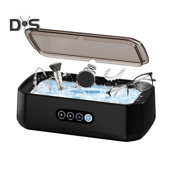 Ultrasonic Jewelry Ring Cleaner 650ml Large Capacity Ultrasonic Cleaning Machine 3 Time Modes Professional Ultrasonic Cleaner