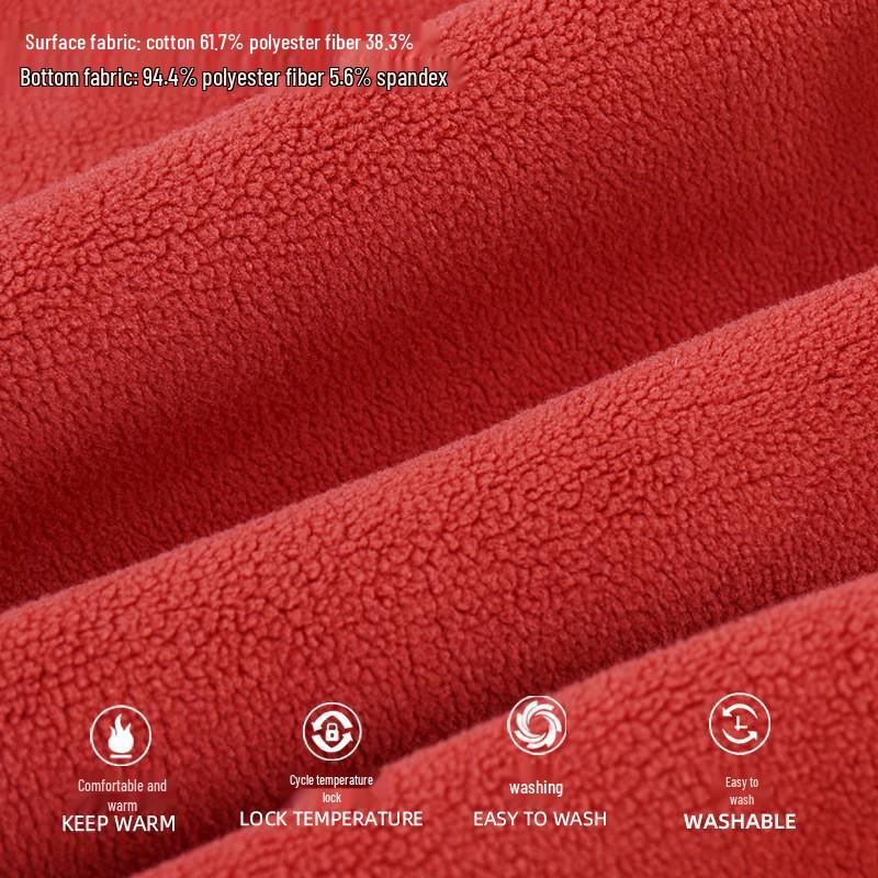 2025 Stylish Simple Nine-Point Fleece-Lined Loose Pants for Petite Women