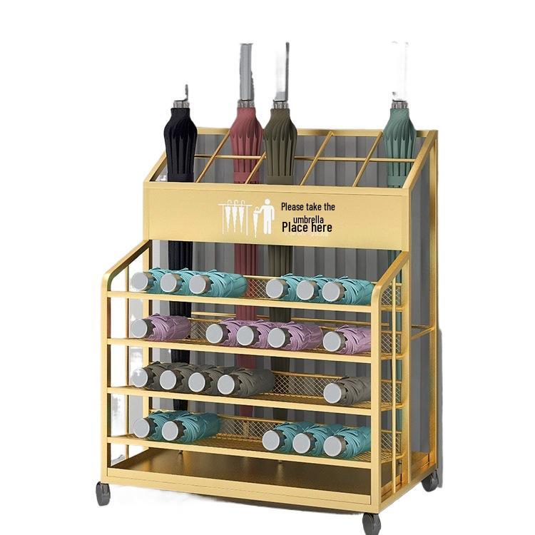 Commercial Large-Capacity Umbrella Rack for Hotel Lobbies and Doorways