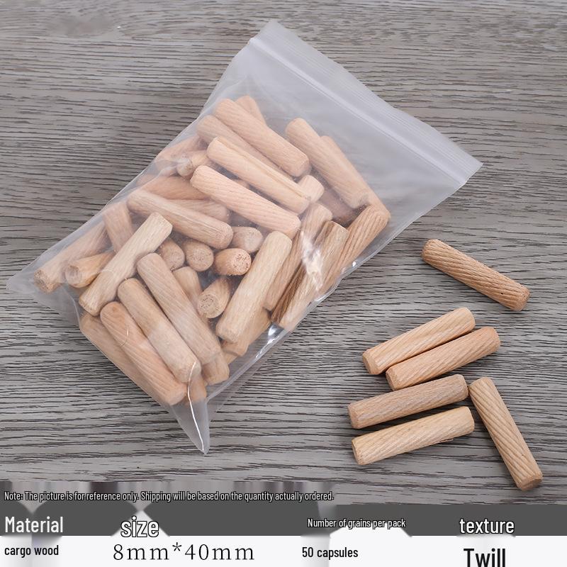 Straight & Oblique Grain Wood Dowels, Plugs, Tenons, Wedges, and Board Connectors for Furniture & Cabinets