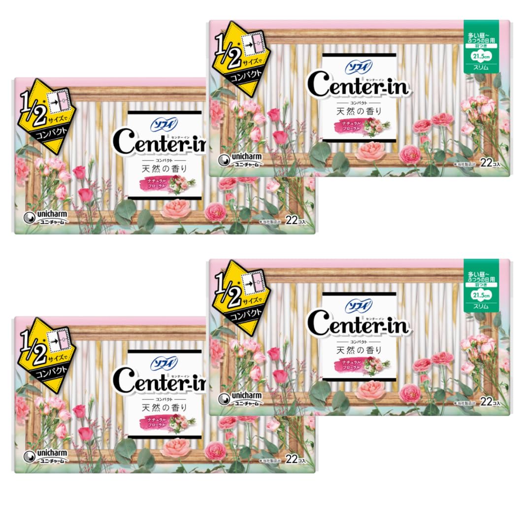 

купить 4 Sophie Compact Large Daytime Normal Day Slim Winged Natural Floral 22 шт. [Наборы оптом] Центр-в 1/2