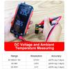 Voice Broadcast Digital Multimeter 6000 Counts Auto-ranging DMM Multi Tester Easy To Read with Carry Case for Continuity Diode N