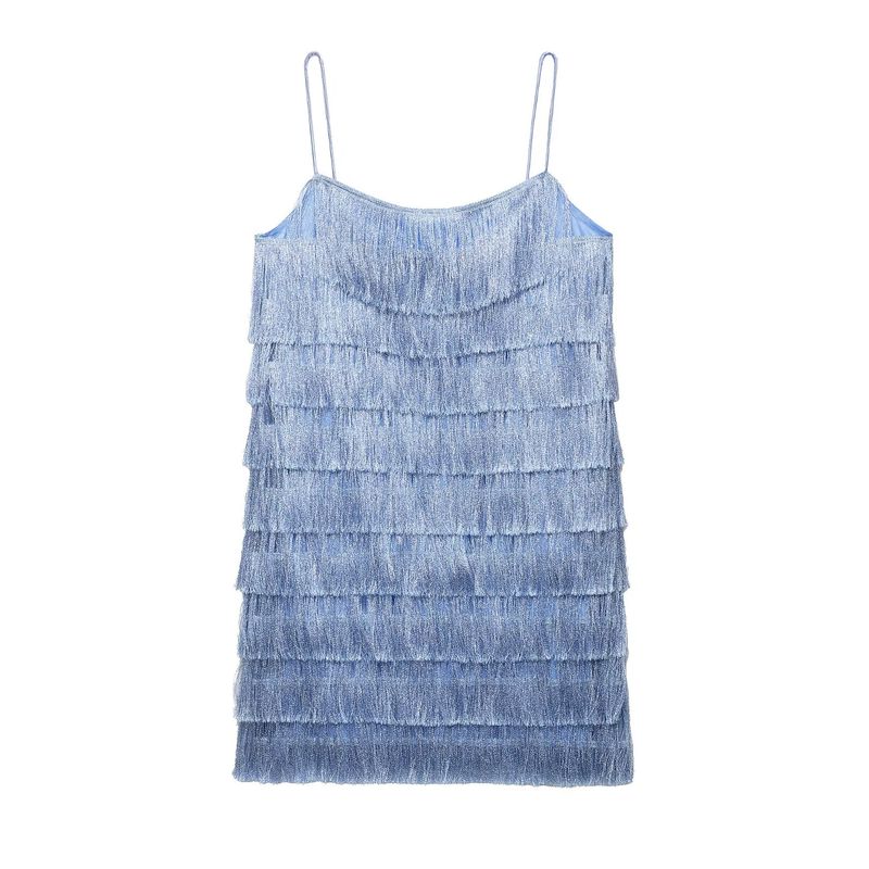 Araltay New Arrival Fashion Style Women's Clothing Fashion All-Match Minimalist Tassel Short Sling Dress 8351046