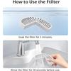 Cat Water Filter 3 Pack Replacement Filters for Ceramic & Stainless Steel Fountains Automatic Pet Fountain Dog Water Dispenser