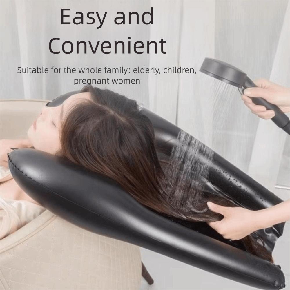 PVC Material Inflatable Shampoo Basin Quickly Inflate PVC Basin Shampoo Pad  Elderly People
