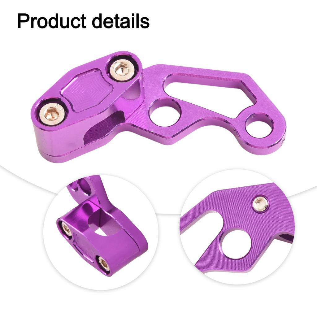 Aluminum Alloy Hose Clamp for Effective Motorcycle Brake Line Support