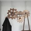 Gear Wall-Mounted Design Rack Industrial Coat with Pegs