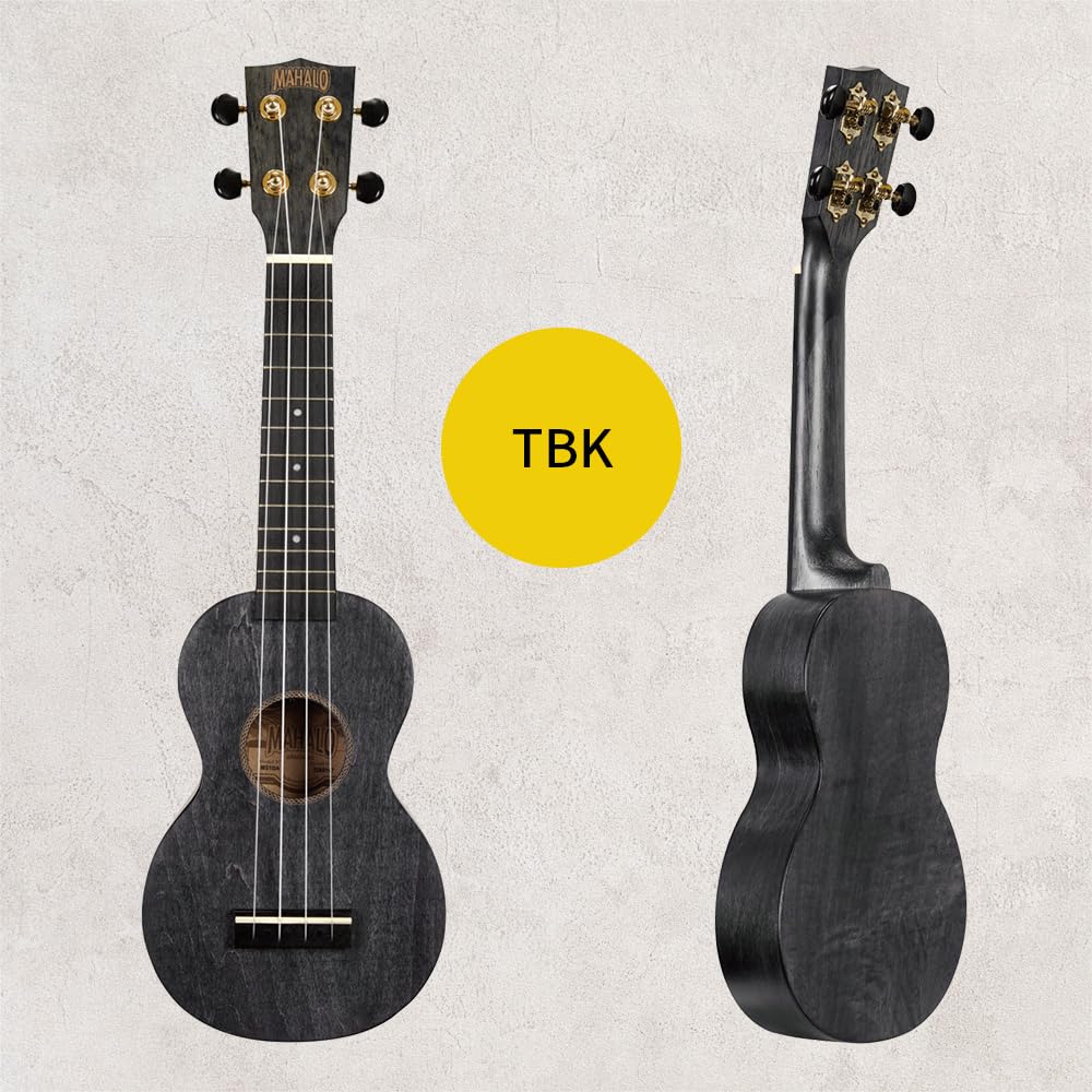 MAHALO Soprano Ukulele SLIMLINE Series Weight 280g MS1 TBR Brown Approx.
