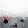 Transparent Slanted Resin Serving Bowl