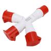 Industrial Plug IP44 Waterproof 1 in 3 Out 4 Pin Multi Sockets Explosion Proof Power Electrical