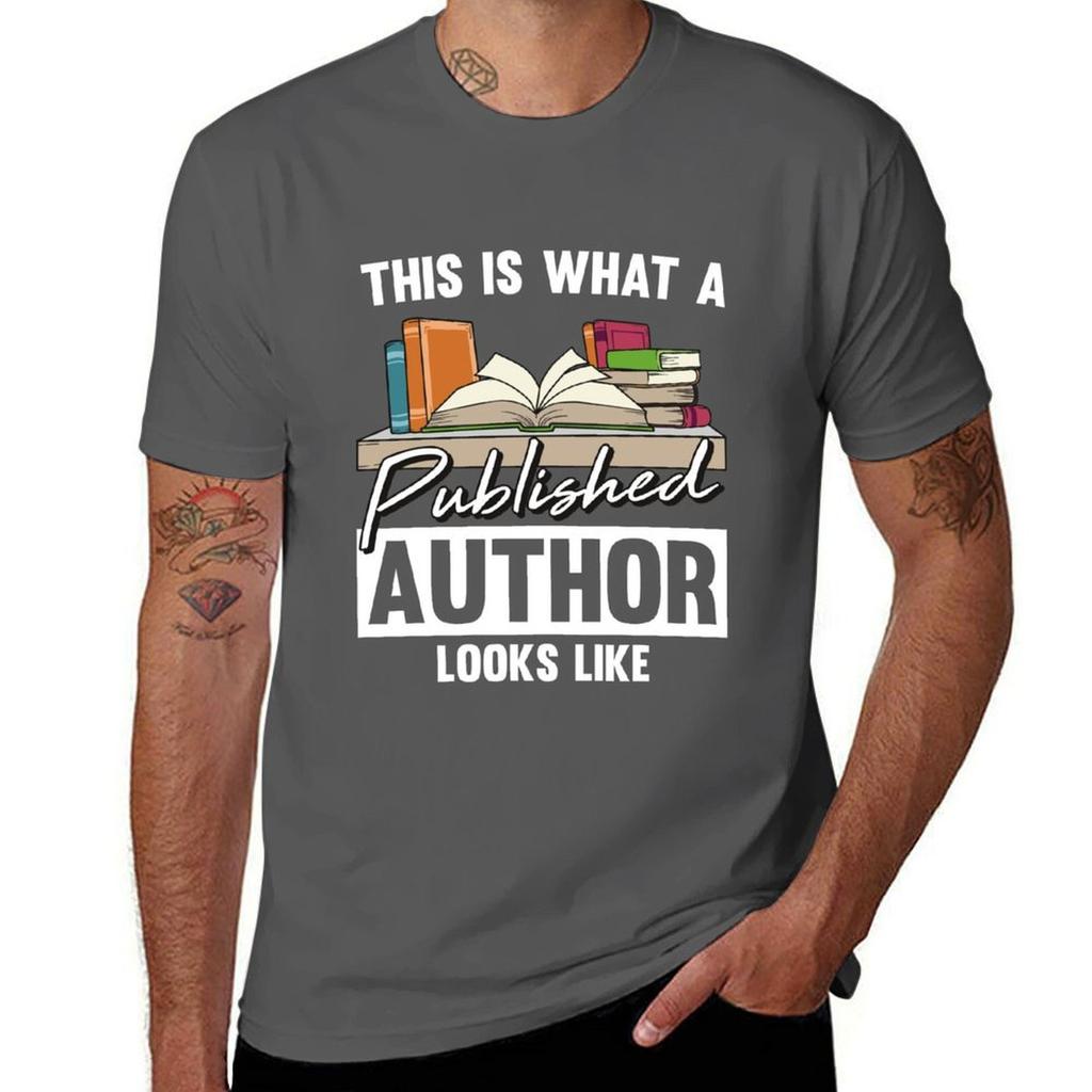 Published Author Quote and Writers Gifts Writing TShirt Sweat Absorbing Sports Tee Shirt