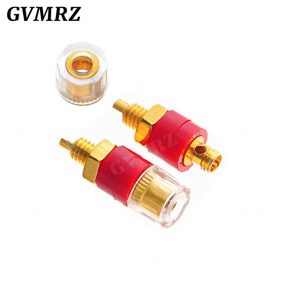 2PCS Banana Connector 4MM Amplifier The Speaker Terminal Banana Plug Socket Connector