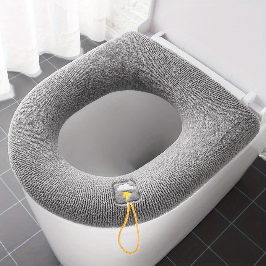 1PC universal toilet seat cushion four seasons thickened toilet cover knitted washable household toilet seat 5 colors to choose from