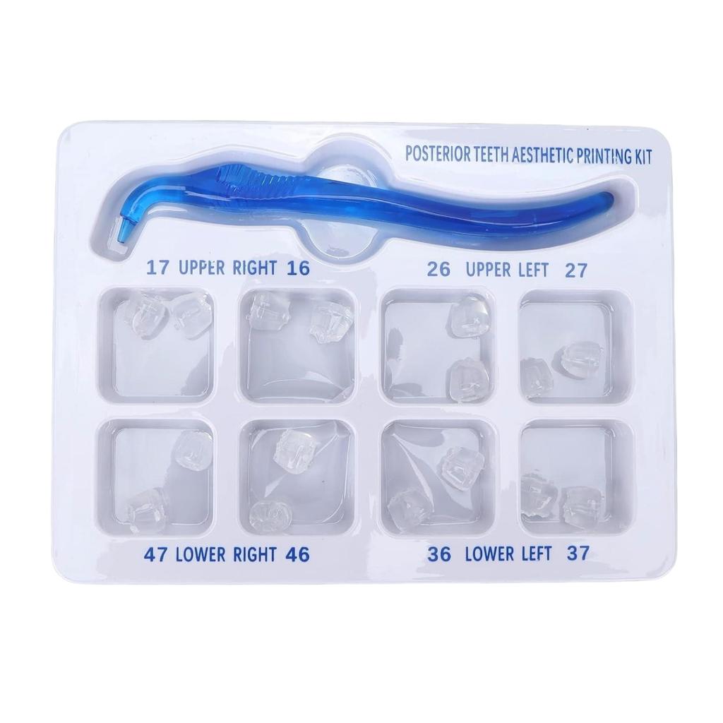 Dental Posterior Teeth Aesthetic Printing Mould Kit Professional Clinic Use for Light Cure Composite Restoration Filling Tools 3