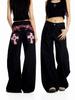 Unisex High Waist Barrel Jeans Loose Fit Streetwear Wide Leg Jeans Vintage American Zip Fly Stretch Denim Trousers