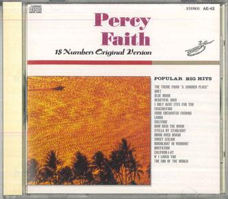 

CD VARIOUS Percy Faith 18 Number Original Vers AE42 EYEBIC Japan New Age Easy Listening Used