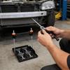 Car Battery Tray Bracket Battery Hold Down Mounting Base Adjustable Clamping Holder For Automotive Truck Trailer