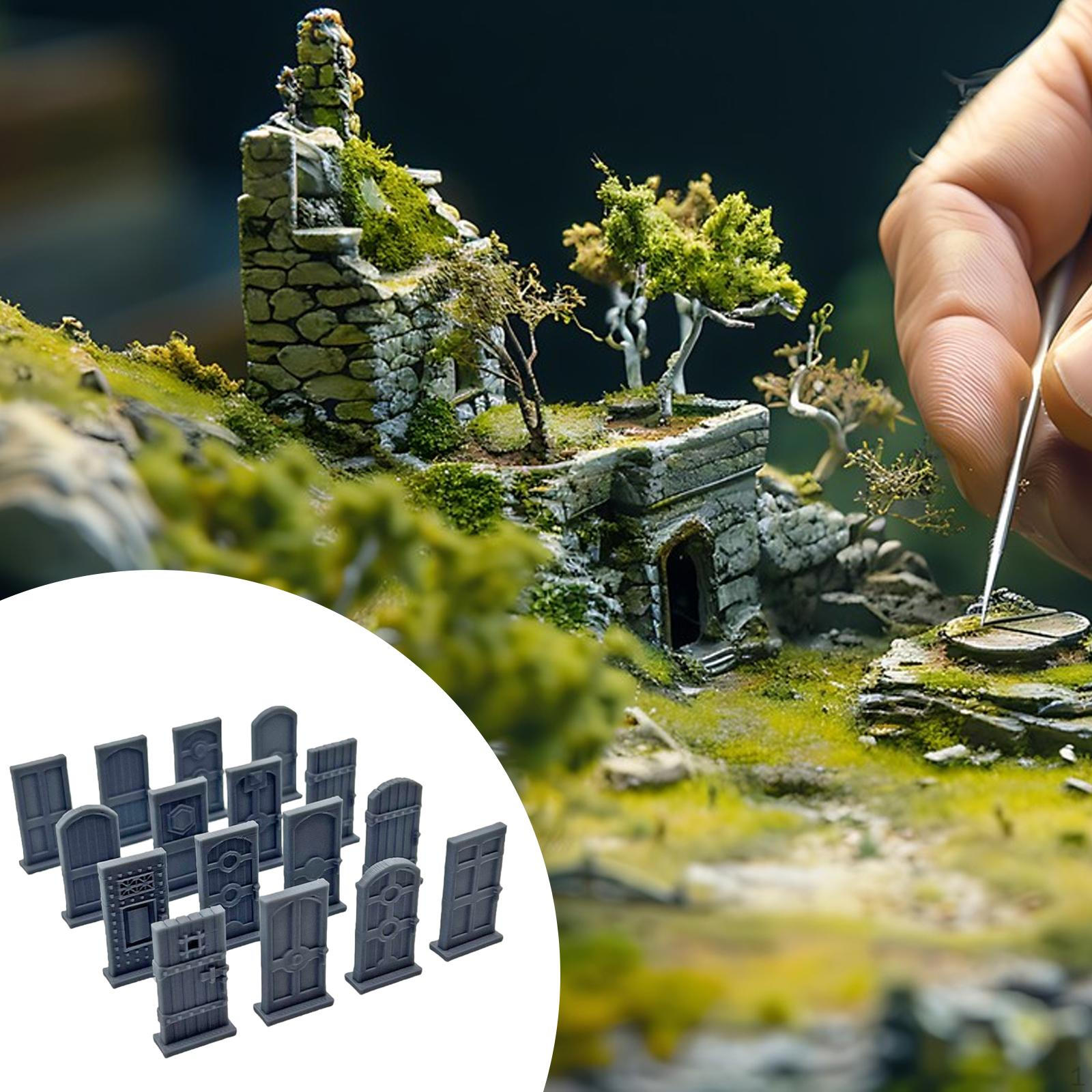 Tabletop Games Doors,Miniatures,Role Playing Scenes Accessory,Party Prop Creative RPG