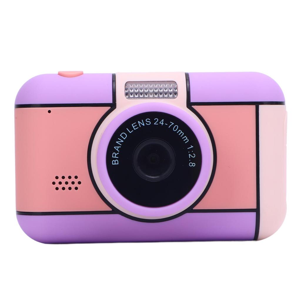 32MP 1080P Digital Camera with 2.4 Inch Screen LED Flash Compact Small Camera Toy with 32G Memory Card for Boys Girls Photography