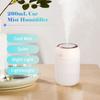 330mL Colorful Mist Humidifier Diffuser Portable 7-color Night Light Quiet USB Humidifier with 2