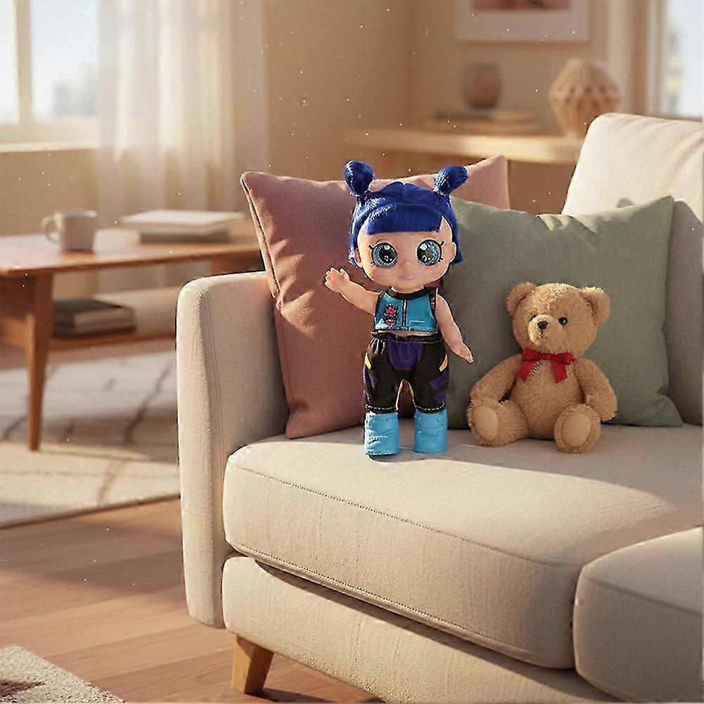 Movable K-pop Demon Hunters Anime Figures - Rumi, Mira, Zoey Dolls with 5D Eyes - Perfect Gift for Fans