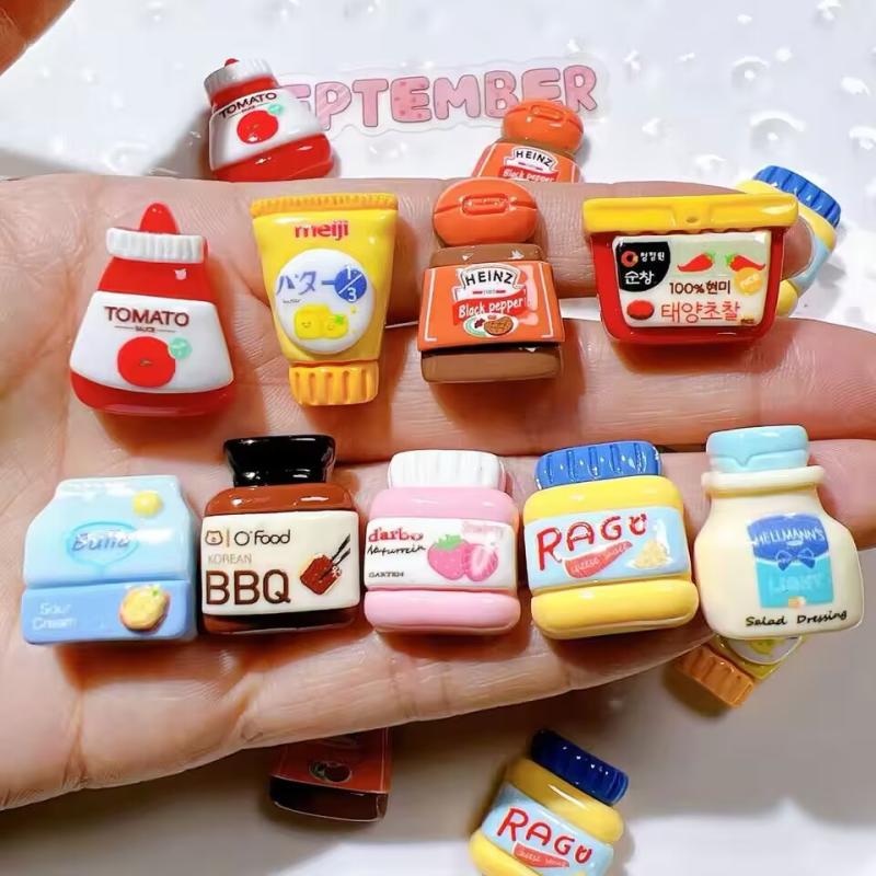 9Pcs Kawaii Cartoon Food Fridge Magnets Personalized Cute Decorative Refrigerator Magnets For Locker Cabinet