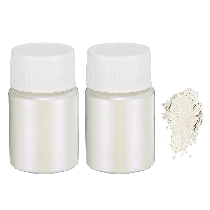 

uxcell set of 2 30g/1oz mica powder natural resin epoxy pigment cast resin car paint DIY arts & crafts bright blue