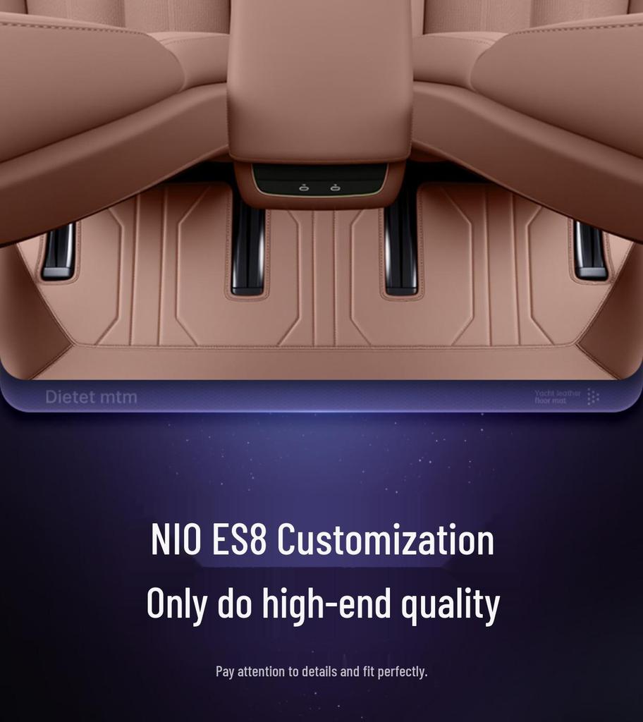 Nio ES8 All-Inclusive Foot Mats & Trunk Mat for 26 Models - Six-Seater Car Accessories