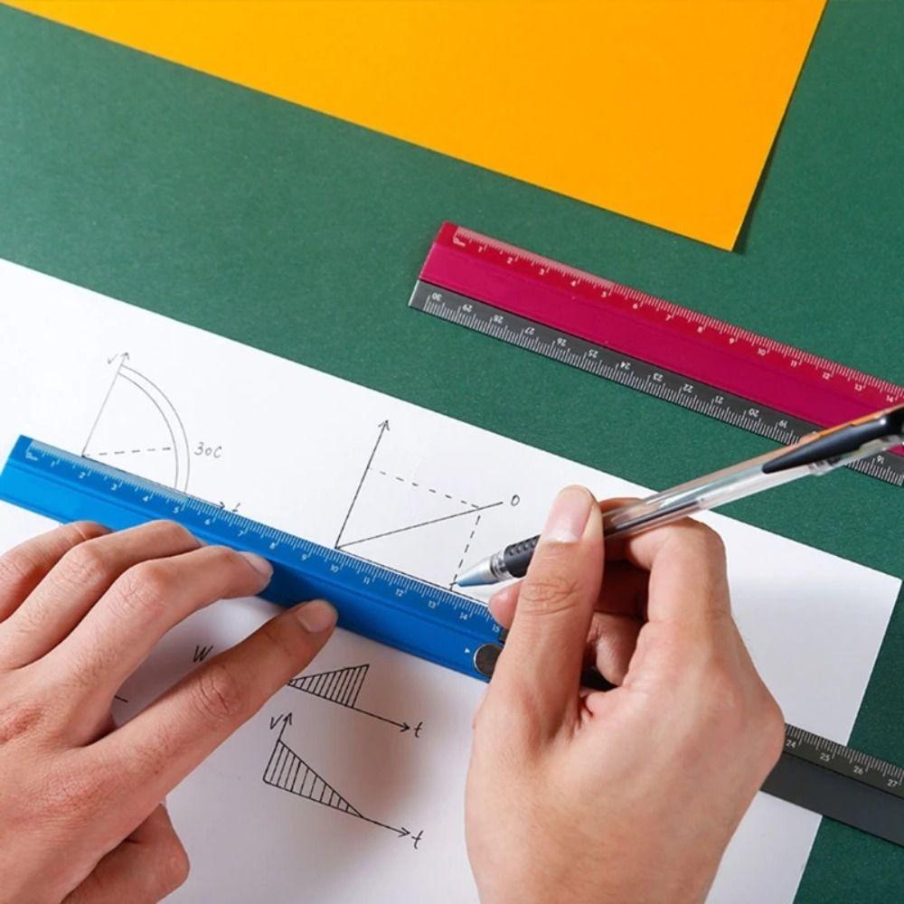 Simple Style Folding Ruler 15cm 30cm Student Drawing Measuirng Tool  Learning Supplies