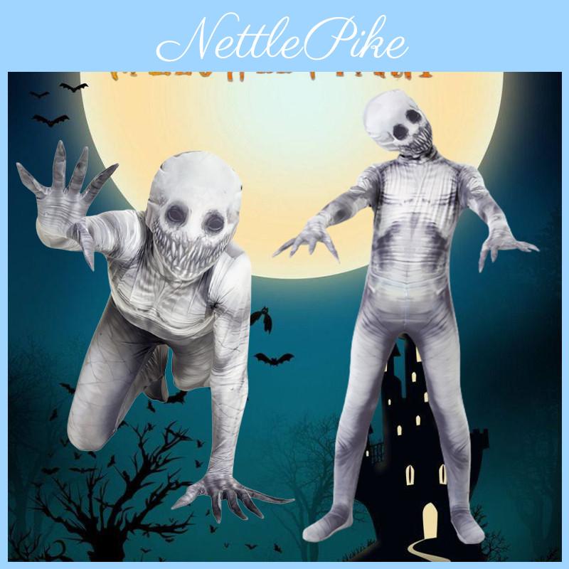Costum Halloween Morphsuit Cosplay Rake Copii Adulți Crepe Pasta Recuzită Horror