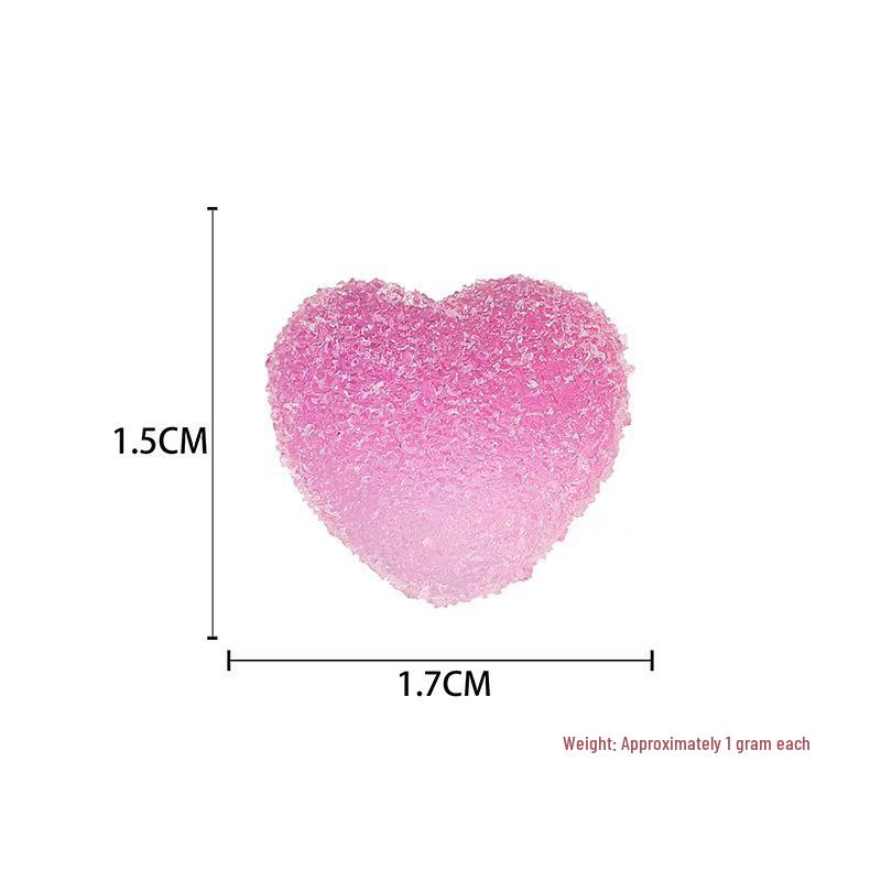 Gradient Heart & Star DIY Phone Case and Candy Color Earrings Set