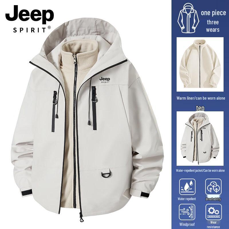 JEEP SPIRIT Men s Autumn/Winter Outdoor Jacket XL