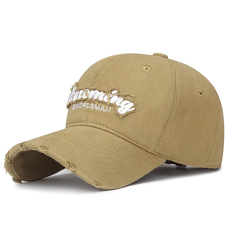 ZHENYUEQI Four Seasons Outdoor Ripped Patch Baseball Cap Adjustable