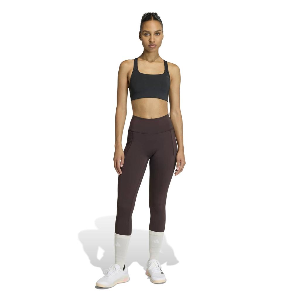 Women's adidas OPTIME WORKOUT sports bra black JN6896 r S AB