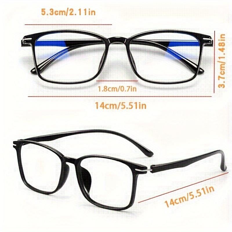 2 Pairs of Fashionable Business Lightweight Glasses Designed for Both Men and Women Ideal Gifts for Parents
