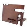 Wood Docking Station Multifunctional Wood Phone Docking Station Desktop Storage Bracket for Watch Glasses Key Jewelry