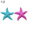 2 Stück Aquarium Ornament Mediterranes Harz Mini Seestern Aquarium Dekoration