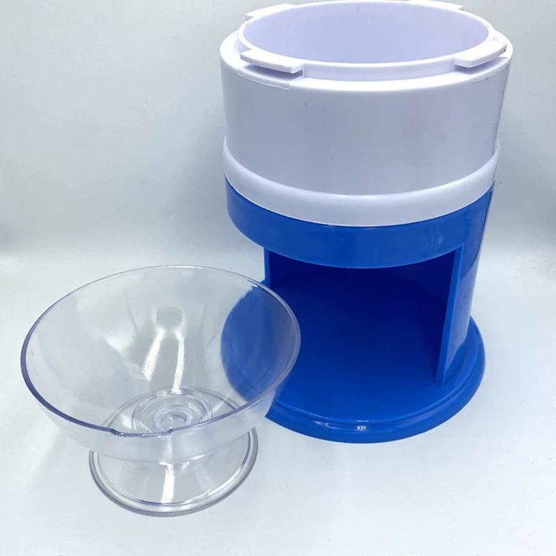 Portable Hand Crank Snow Cone Machine Manual Shaved Ice Maker Perfect For Summer Parties And Slushy Making Kitchen Tools