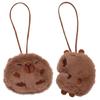 Charming Capybara Pendant Keychain Charm Soft Key Backpack Wallet Hangers Decor