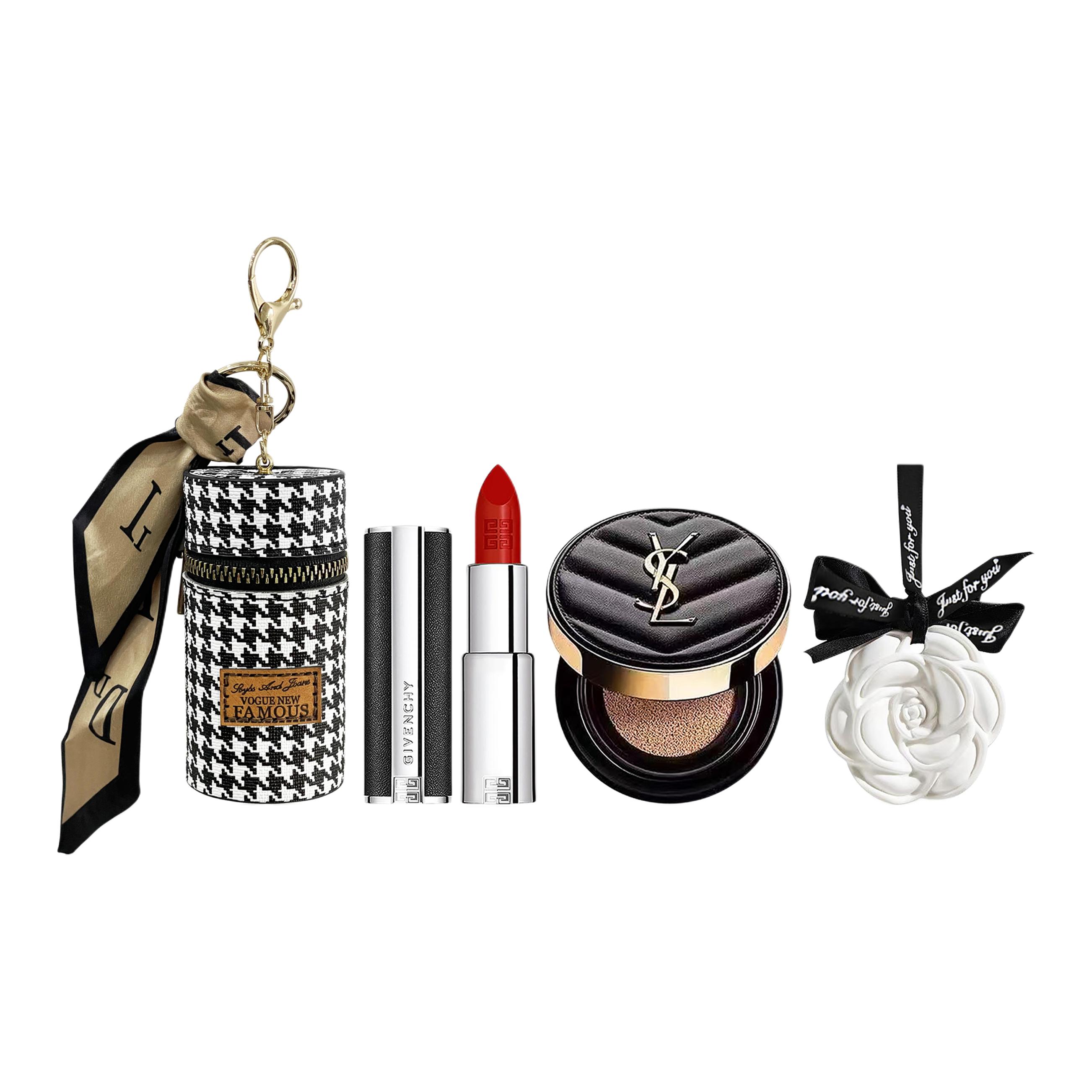 

SAINT LAURENT Набір зразків помади Новий В клітинку Хаундстут Довготривалий Тон шкіри Ніжний