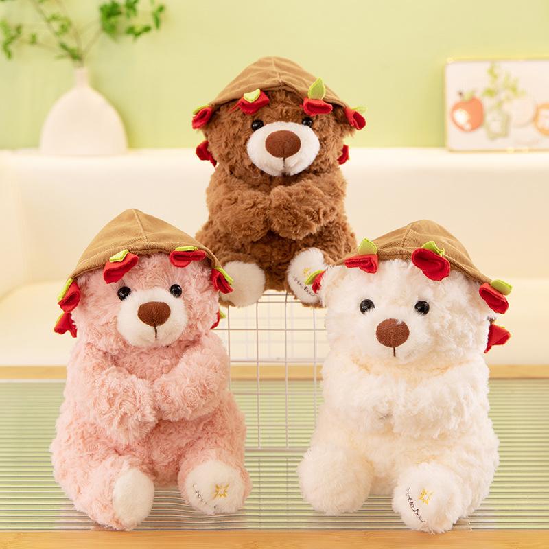 Valentine's Day bear plush toy rose doll gift cute doll teddy bear confession hug bear