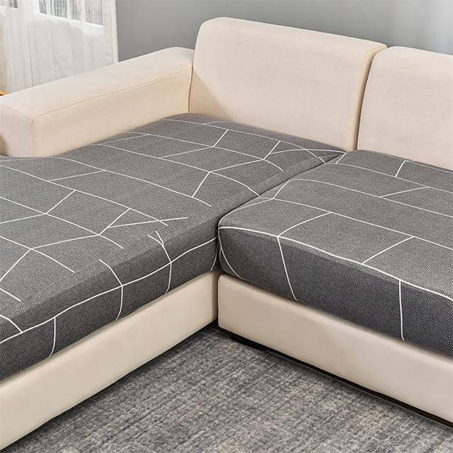 

Геометрический принт Чехол на подушку дивана Эластичный чехол на диван 1/2/3/4-местный Для гостиной L-образный Угловой Чехлы на кресло Домашний Back cushion cover
