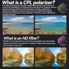 Lens Filters for DJI Mini 5 Pro UV CPL ND8/ND16/ND32 ND64 Neutral Density Filter Set Drone Photography Accessory