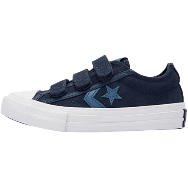 Converse Star Player 76 EasyOn Low PS Midnight Pass Kids Sneakers Blue Lakeside-Blue A12623C
