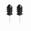 2Pcs Comfortable Grip Leather Edge Burnisher Polished Rod Tool  Scabbard Finishing
