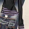 American Street Style Women's Slimming Faux Two-Piece Long-Sleeve Hoodie with Patchwork Stripes